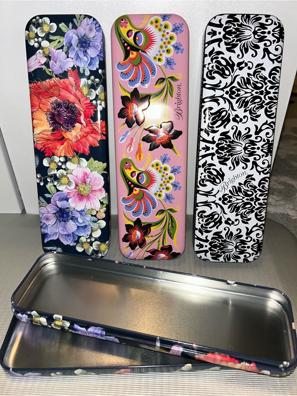 New Brighton tin jewelry cases